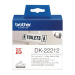 Brother DK22212 White Roll